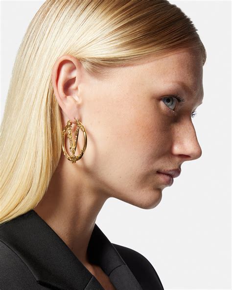 versace virtus ear cuff|Versace earrings.